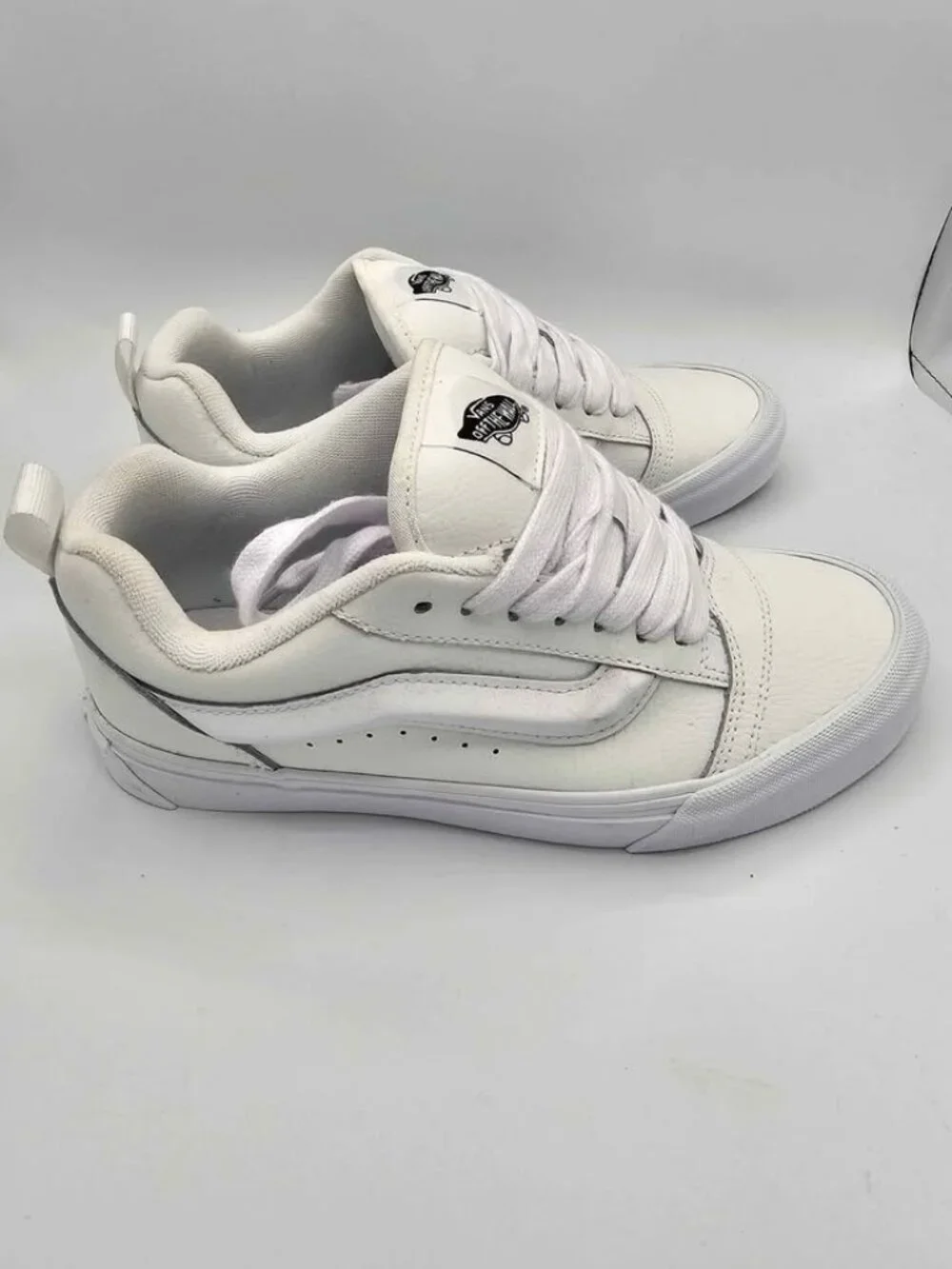 Vans White Knu Skool Shoes